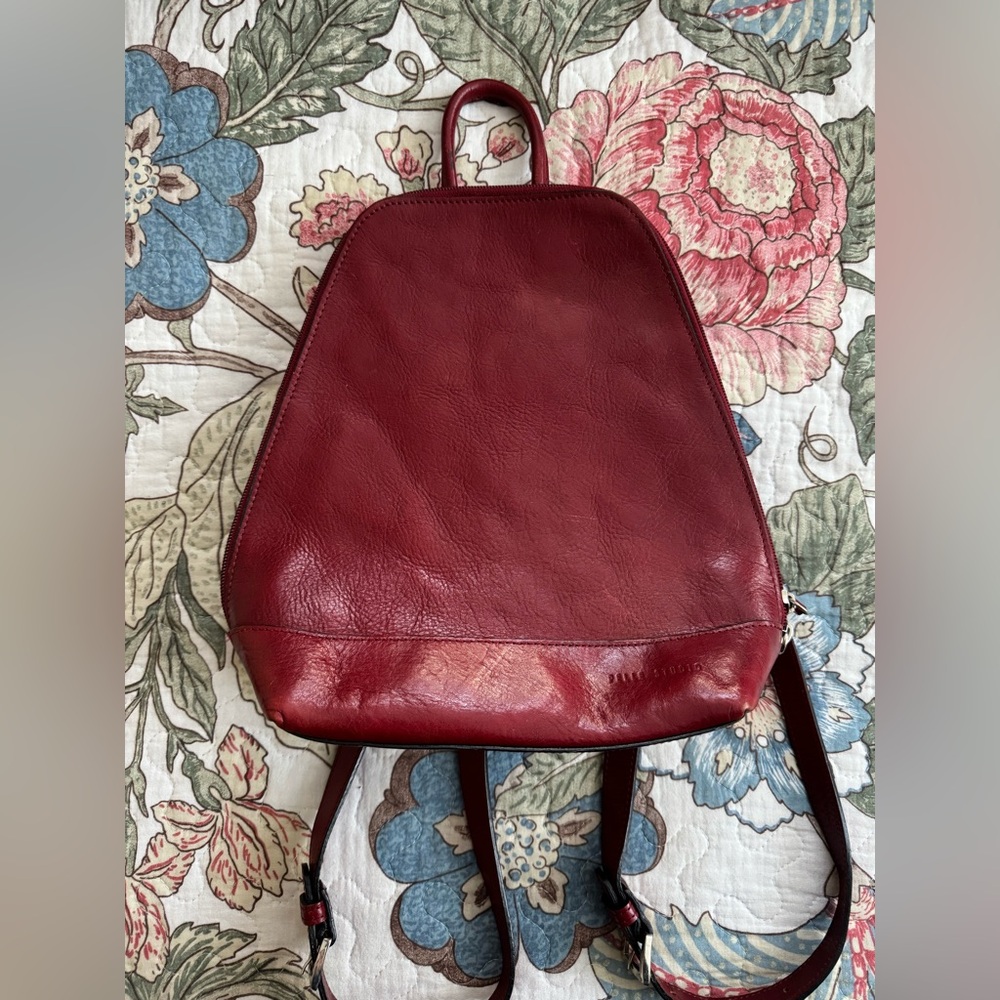 Wilson’s Leather Pelle Studio pebbled Leather Backpack Purse